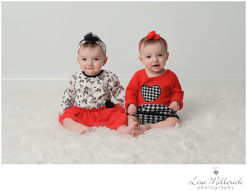 valentine identical twin baby girls