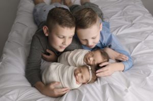 studio family photography ct newborn kids family twins