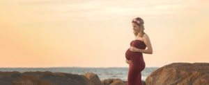 maternity beach sunset momma golden