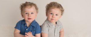 identical twins babies brothers love sibling studio