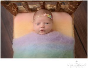 rainbow fluff headband baby girl newborn