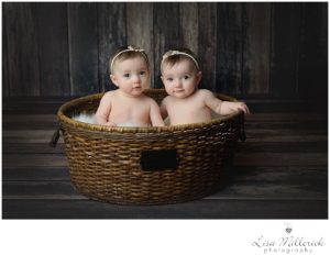 twins girls identical wood