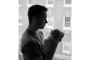 baby first family photo newborn hospital picture session